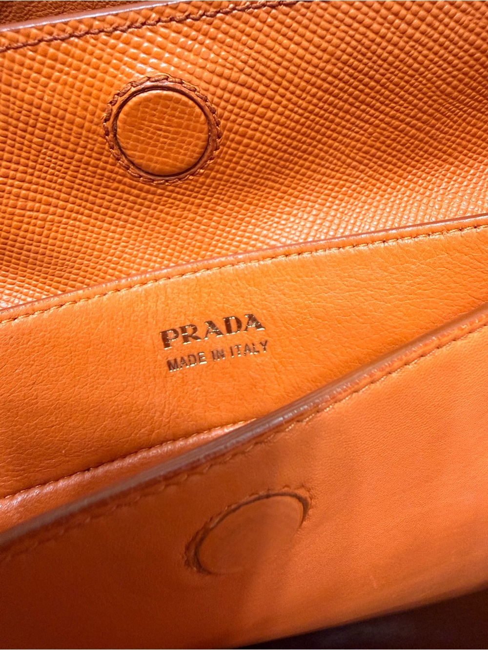 Prada Cuir Double Tote Canvas and Saffiano Leather - Picture 13 of 14